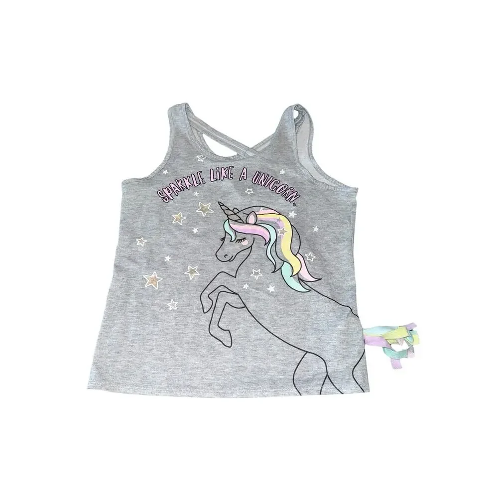 Justice Girls 14/16 Unicorn Pajama Set Sparkle Like A‎ Unicorn 2 Piece Whimsical